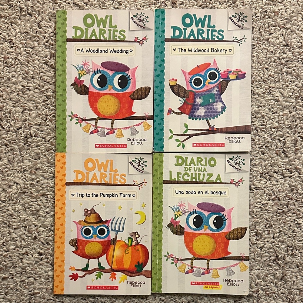 Scholastic Owl Diaries Book Set - Colorful Covers